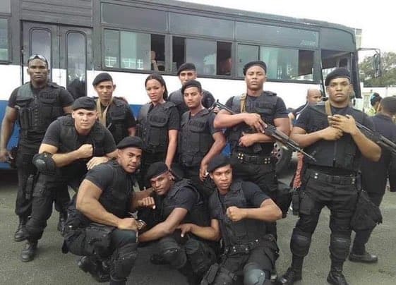 Cuban special forces known as the Black Berets