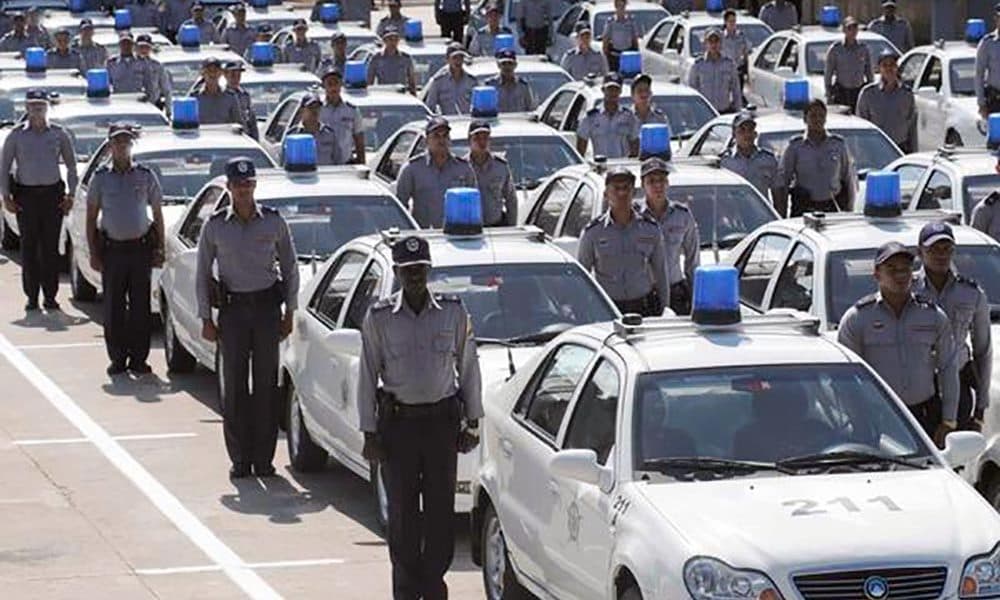 Members of Cuba’s national police